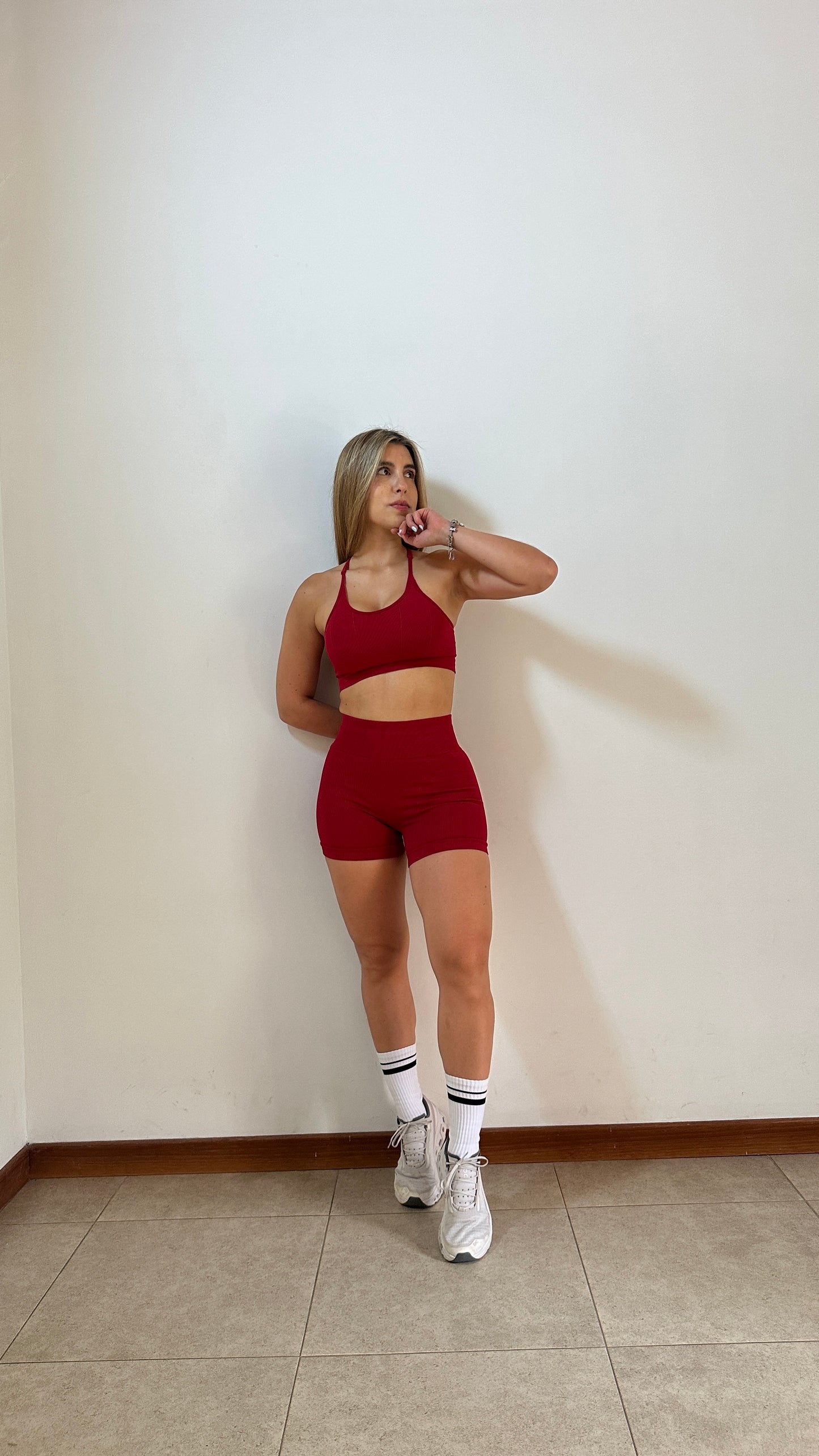 Set Crush rojo corto