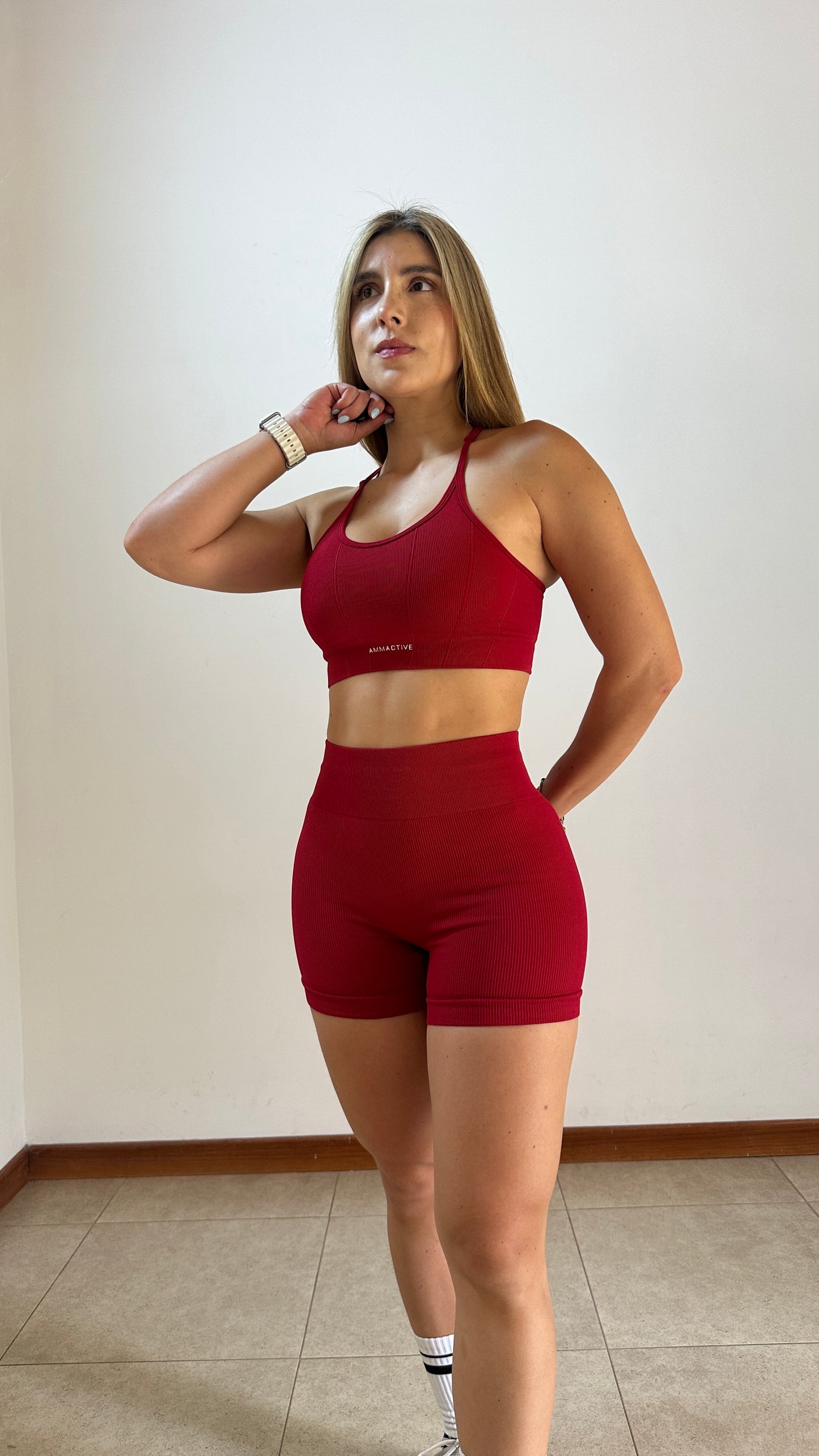Set Crush rojo corto
