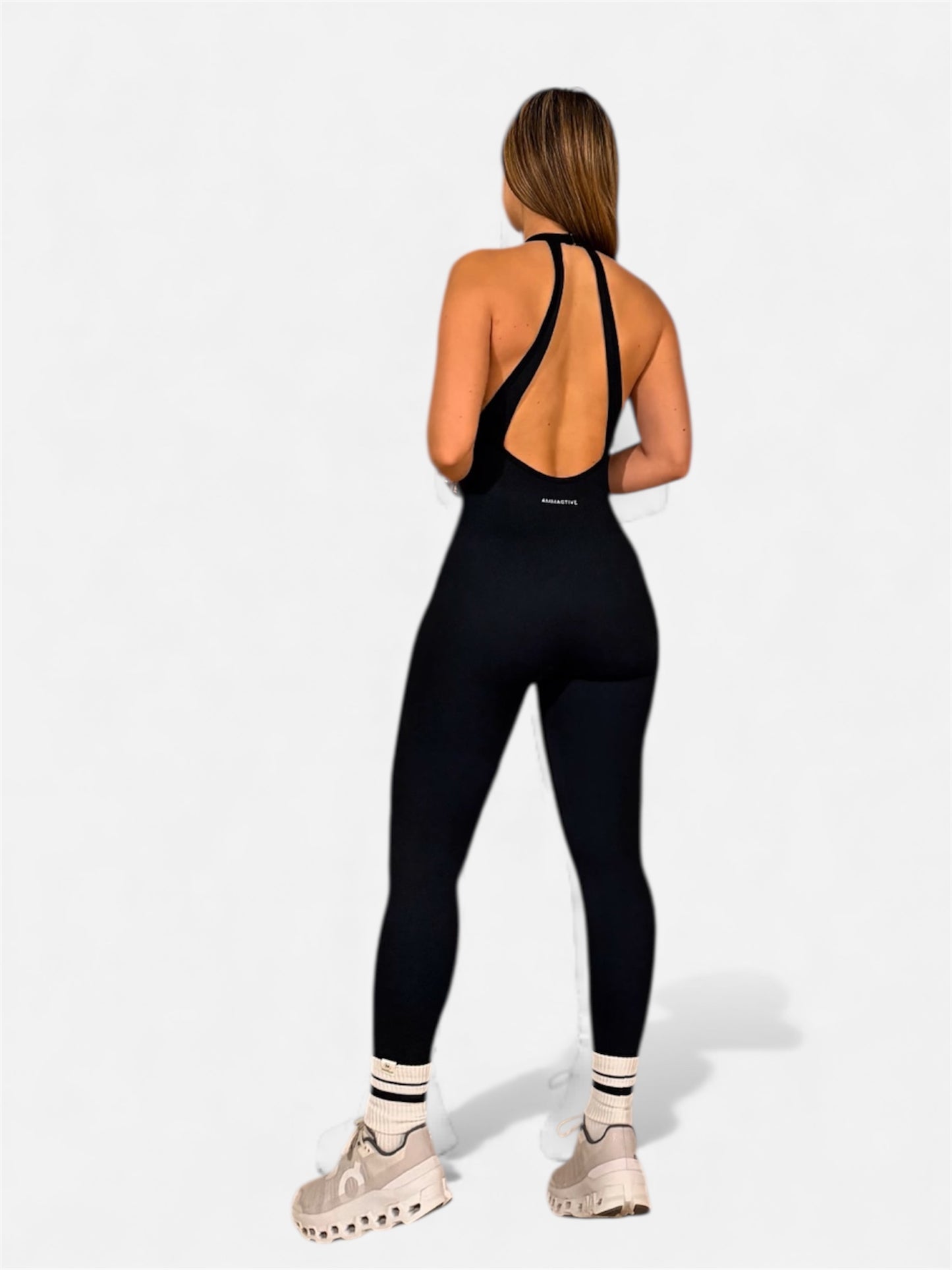 Enterizo Gaia Largo Negro