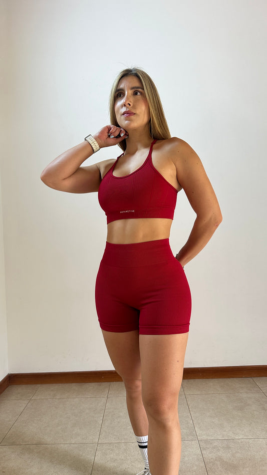 Set Crush rojo corto