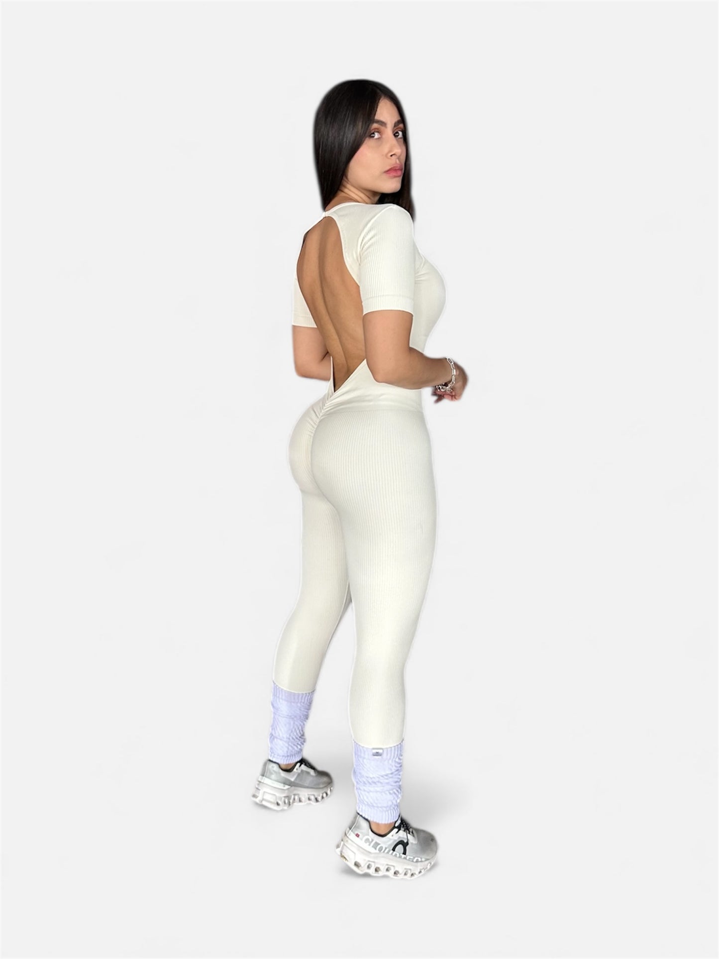 Enterizo Force Largo Blanco